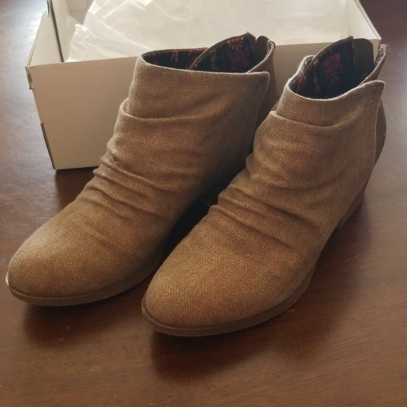 Blowfish Shoes - Bronze booties